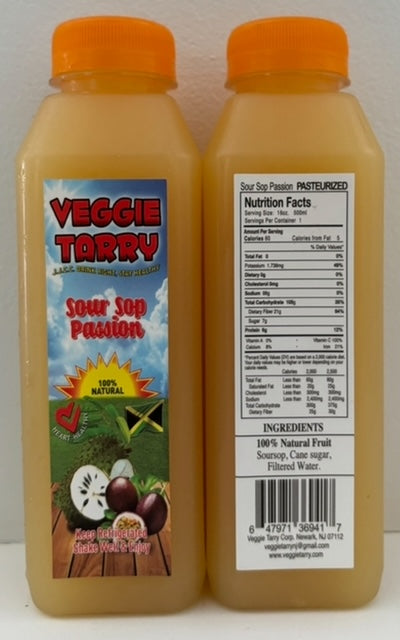 Veggie Tarry Sour Sop Passion 1/4 Case Pack 6
