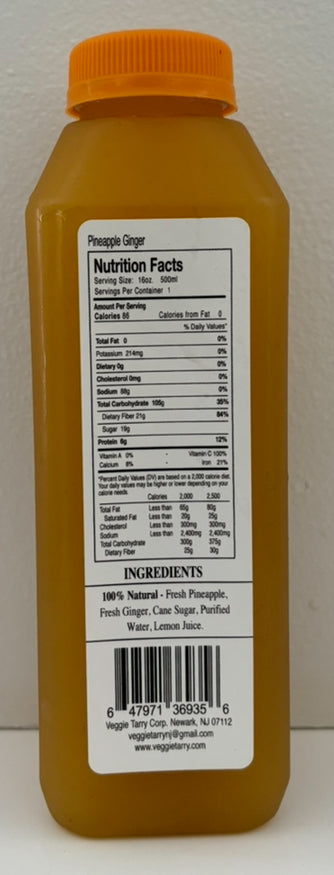 Veggie Tarry Pineapple Ginger Case Pack 24