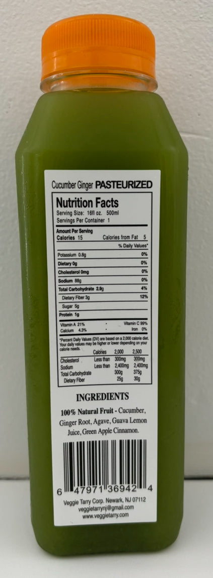 Veggie Tarry Cucumber Ginger Case Pack 24