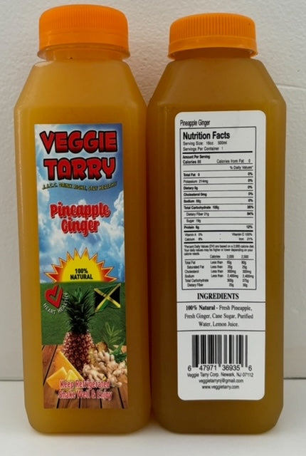 Veggie Tarry Pineapple Ginger 1/4 Case Pack 6