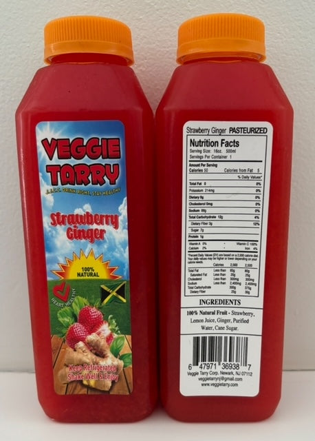 Veggie Tarry Strawberry Ginger 1/4 Case Pack 6