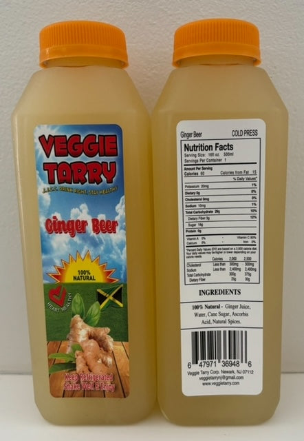 Veggie Tarry  Ginger Beer Case Pack 24