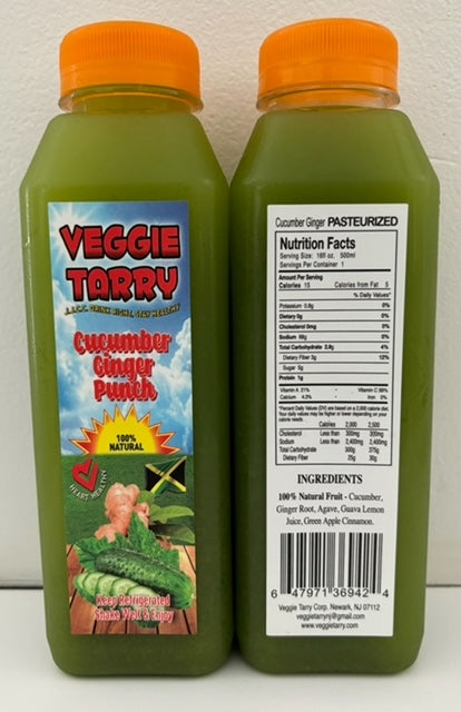 Veggie Tarry Cucumber Ginger Half Case Pack 12