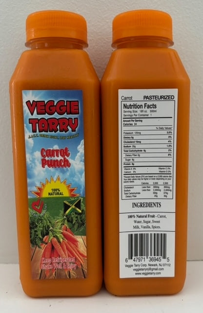 Veggie Tarry  Carrot Punch Case Pack 24